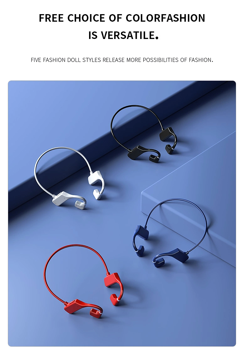 Ear Hook Neckband Sound Stereo Bluetooth Waterproof Bt Wireless Sport Bone Conduction Headphones Earphones