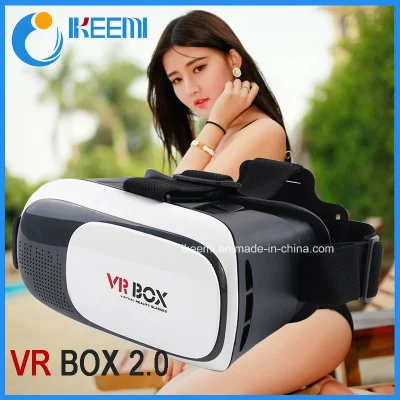 Óculos de realidade virtual 3D OEM Vr Box 2.0 Vr Headset + controlador Bluetooth