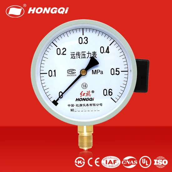 Medidor de pressão preenchido com óleo Hongqi 150mm 6