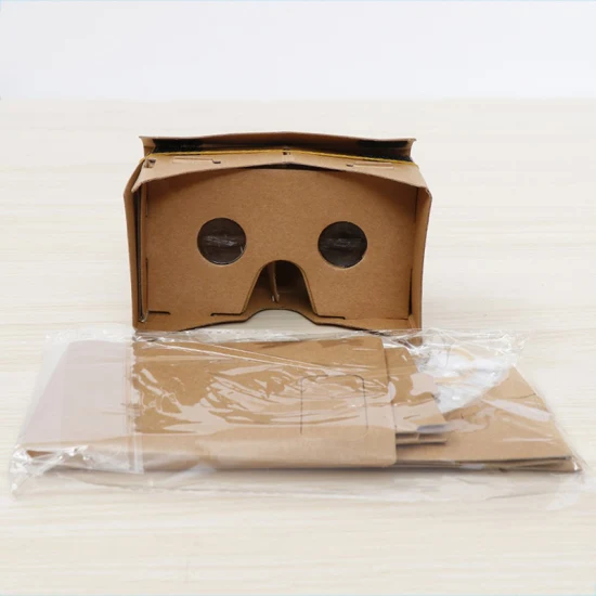 Versão completa da impressão colorida Google Cardboard Vr Celular 3D Realidade virtual Óculos 3D Plus Hard
